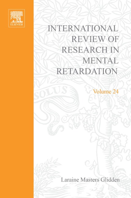 International Review of Research in Mental Retardation - 