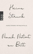 Cover-Bild zum Titel 'Nach Notat zu Bett' von 'Heinz Strunk'