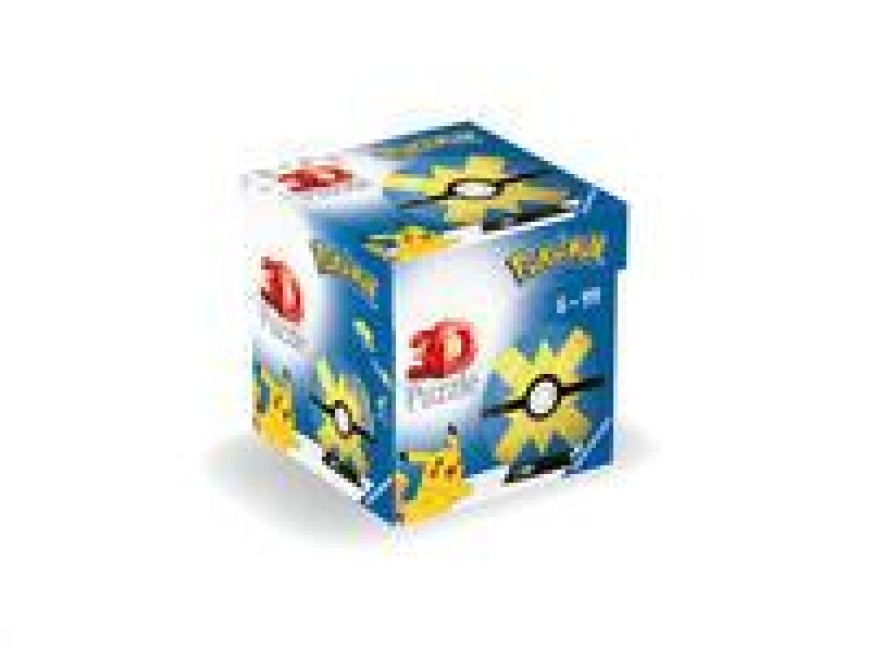 Ravensburger 3D Puzzle 11580 - Puzzle-Ball Pokémon Pokéballs - Flottball - [EN] Quick Ball - für große und kleine Pokémon Fans ab 6 Jahren - 