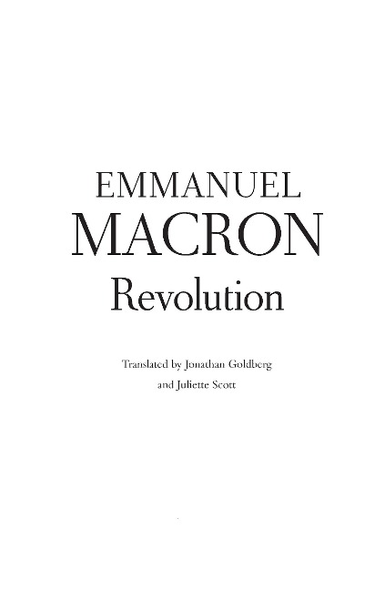 Revolution - Emmanuel Macron