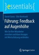 Cover-Bild zum Titel 'Führung: Feedback auf Augenhöhe' von 'Daniel Goetz, Eike Reinhardt'