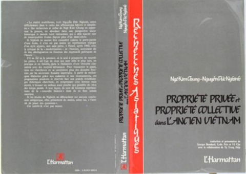 Propriété privée et propriété collective dans l'ancien Vietnam - Ngo-Kim, Nguyen-Duc