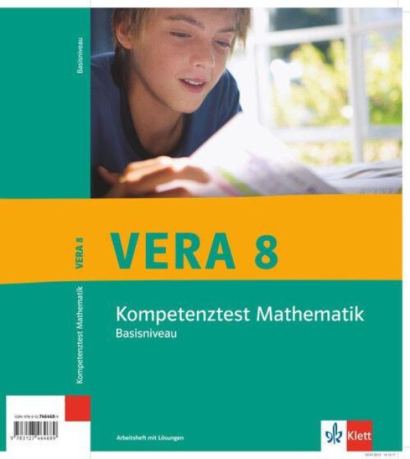 VERA 8 Mathematik Klasse 8. Ausgabe Basisniveau. Kompetenztest. Arbeitsheft mit Lösungen Klasse 8 - 