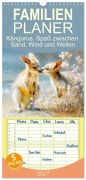 Cover-Bild zum Titel 'Familienplaner 2027 - Kängurus. Spaß zwischen Sand, Wind und Wellen mit 5 Spalten (Wandkalender, 21 x 45 cm) CALVENDO' von 'Rose Hurley'