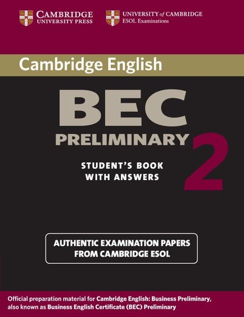 Cambridge Bec Preliminary 2 with Answers - 