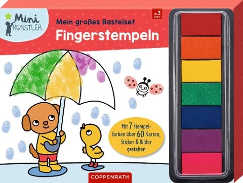 Mein großes Bastelset: Fingerstempeln - 