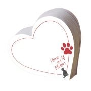 Cover-Bild zum Titel 'Notizzettelblock 'Ein Herz auf vier Pfoten'' von ''