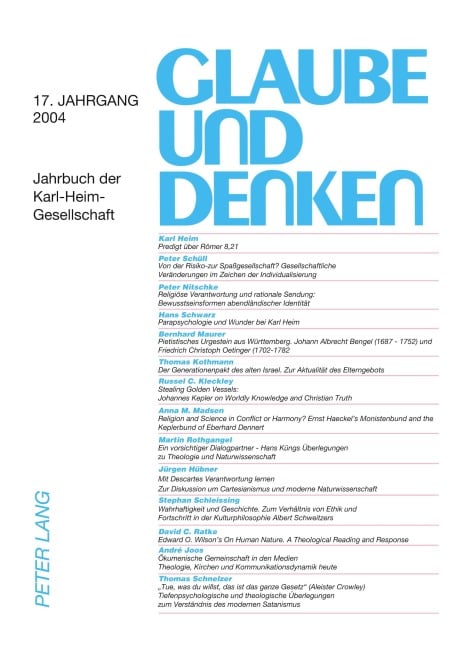 Glaube und Denken - 