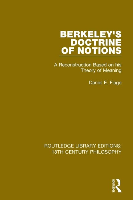 Berkeley's Doctrine of Notions - Daniel E. Flage