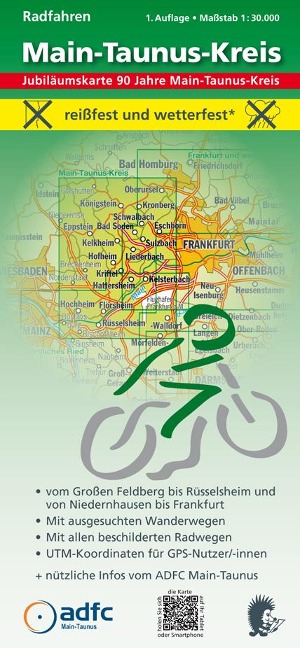 Radfahren - Main-Taunus-Kreis 1:30.000 - Michael Messer