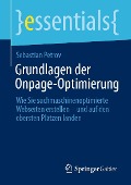 Cover-Bild zum Titel 'Grundlagen der Onpage-Optimierung' von 'Sebastian Petrov'