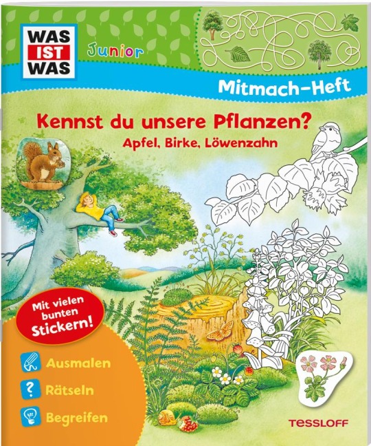 WAS IST WAS Junior Mitmach-Heft. Kennst du unsere Pflanzen? - 