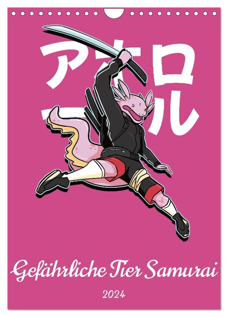 Gefährliche Tier Samurai (Wandkalender 2024 DIN A4 hoch), CALVENDO Monatskalender - Luca Schmidt