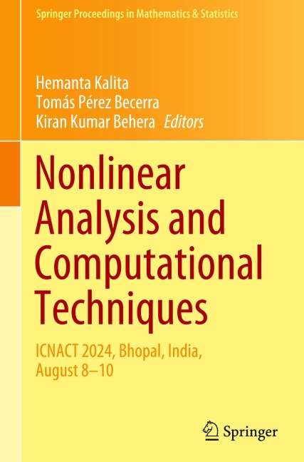 Nonlinear Analysis and Computational Techniques - 