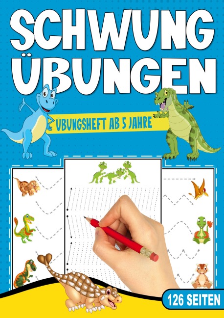Schwungübungen Übungsheft ab 5 Jahre - Das Dino Lernheft für Jungen - Inspirations Lounge