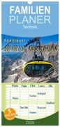 Familienplaner 2026 - Abenteuer Seilbahn mit 5 Spalten (Wandkalender, 21 x 45 cm) CALVENDO - Peter Roder