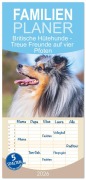 Cover-Bild zum Titel 'Familienplaner 2026 - Britische Hütehunde - Treue Freunde auf vier Pfoten mit 5 Spalten (Wandkalender, 21 x 45 cm) CALVENDO' von 'Sigrid Starick'