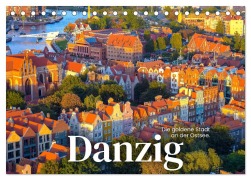 Cover-Bild zum Titel 'Danzig - Die goldene Stadt an der Ostsee. (Tischkalender 2026 DIN A5 quer), CALVENDO Monatskalender' von 'Sf Sf'