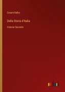 Cover-Bild zum Titel 'Della Storia d'Italia' von 'Cesare Balbo'