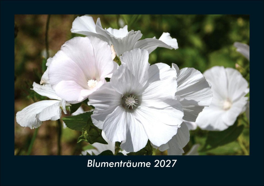 Blumenträume 2027 Fotokalender DIN A5 - Tobias Schmitt, Kevin Heber