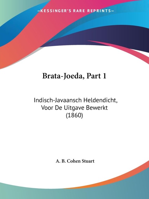 Brata-Joeda, Part 1 - A. B. Cohen Stuart