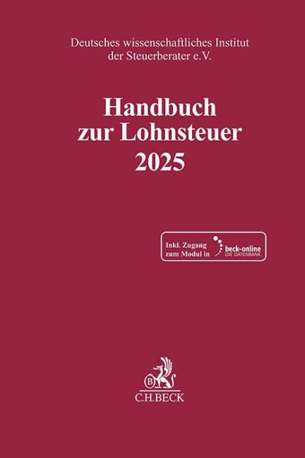 Handbuch zur Lohnsteuer 2025. LSt 2025 - 
