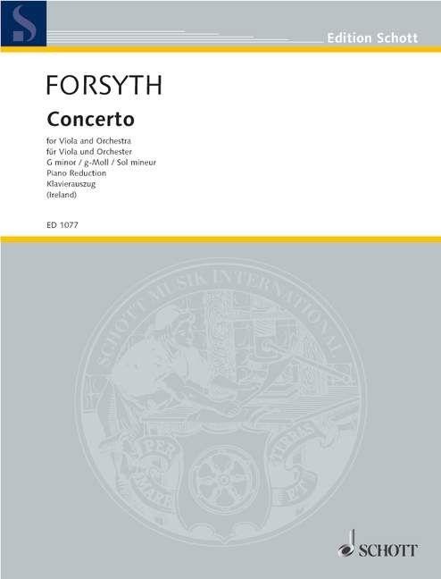Concerto g-Moll. Klavierauszug mit Solostimme. - Cecil Forsyth