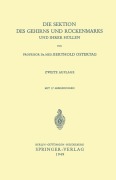 Cover-Bild zum Titel 'Die Sektion des Gehirns und Rückenmarks und ihrer Hüllen' von 'B. Ostertag'