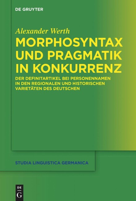 Morphosyntax und Pragmatik in Konkurrenz - Alexander Werth