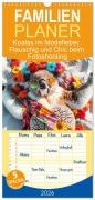 Familienplaner 2026 - Koalas im Modefieber. Flauschig und Chic beim Fotoshooting mit 5 Spalten (Wandkalender, 21 x 45 cm) CALVENDO - Rose Hurley