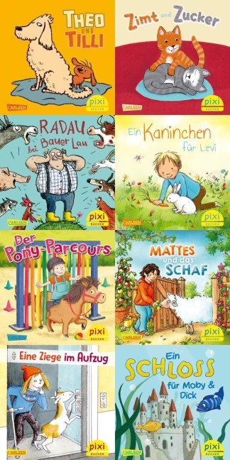 Pixi-8er-Set 306: Pixis Lieblingstiere (8x1 Exemplar) - diverse