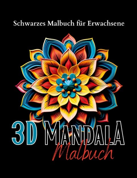 Schwarzes "Mandala Malbuch für Erwachsene". - Lucy¿s Schwarze Malbücher