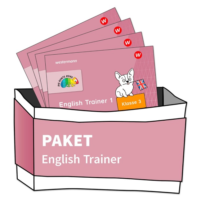 DIE BUNTE REIHE - Englisch. Paket: English Trainer, Klasse 3/4 (4 Hefte) - 
