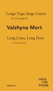 Cover-Bild zum Titel 'Lange Tage, lange Linien | Long Lines, Long Days' von 'Valzhyna Mort'