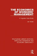 Cover-Bild zum Titel 'The Economics of Workers' Management' von 'Jan Vanek'