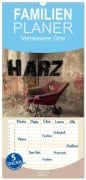 Cover-Bild zum Titel 'Familienplaner 2027 - Verlassene Orte im Harz mit 5 Spalten (Wandkalender, 21 x 45 cm) CALVENDO' von 'Carina Buchspies'