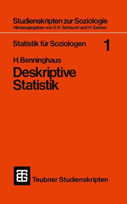 Statistik für Soziologen 1 - Hans Benninghaus
