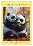 Cover-Bild zum Titel 'A year of greatfullness with funny animals (Wall Calendar 2026 DIN A3 portrait), CALVENDO 12 Month Wall Calendar' von 'Peter Ruebsamen'