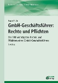 Cover-Bild zum Titel 'GmbH-Geschäftsführer: Rechte und Pflichten' von 'Hagen Prühs'