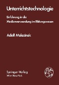 Cover-Bild zum Titel 'Unterrichtstechnologie' von 'A. Melezinek'
