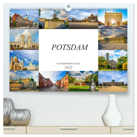 Potsdam Wunderschöne Stadt (hochwertiger Premium Wandkalender 2025 DIN A2 quer), Kunstdruck in Hochglanz - Dirk Meutzner