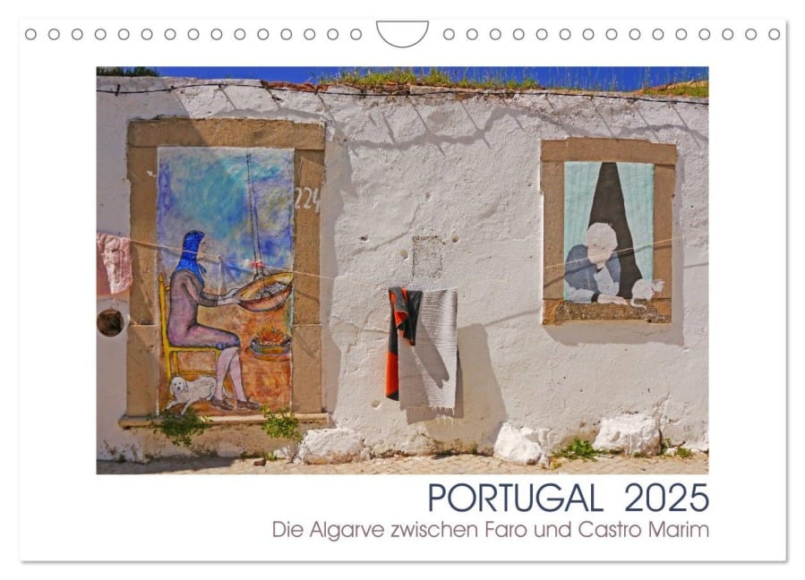 Portugal. Die Algarve zwischen Faro und Castro Marim (Wandkalender 2025 DIN A4 quer), CALVENDO Monatskalender - Lucy M. Laube