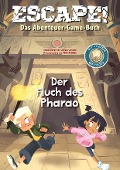 Cover-Bild zum Titel 'Escape! Das Abenteuer-Game-Buch: Der Fluch des Pharao' von 'Mattia Crivellini'