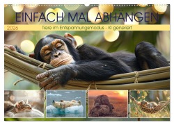 Cover-Bild zum Titel 'Einfach mal abhängen (Wandkalender 2026 DIN A2 quer), CALVENDO Monatskalender' von 'Cathrin Illgen'