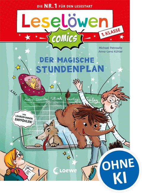 Leselöwen Comics 1. Klasse - Der magische Stundenplan - Michael Petrowitz