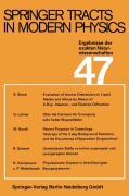 Cover-Bild zum Titel 'Springer Tracts in Modern Physics' von 'G. Höhler'