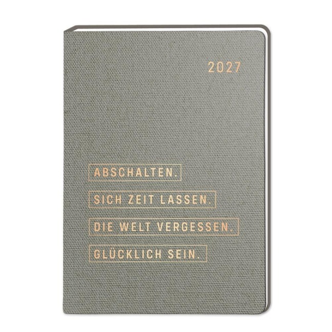 Terminplaner NatureArt 2027 Spruch - 