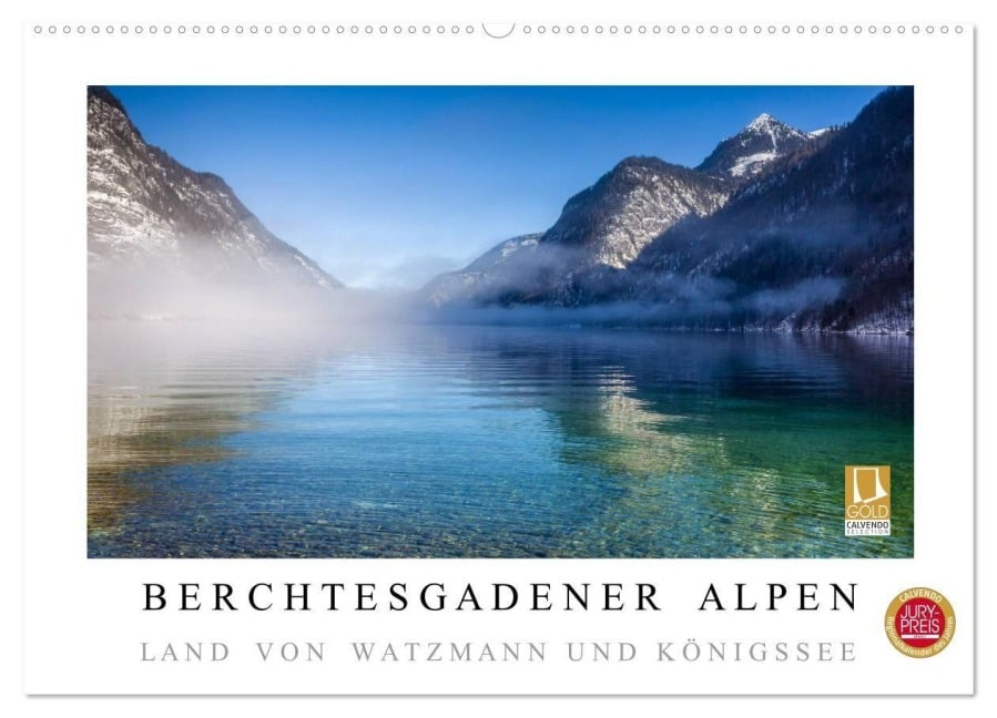 Berchtesgadener Alpen - Land von Watzmann und Königssee (Wandkalender 2026 DIN A2 quer), CALVENDO Monatskalender - Christian Müringer