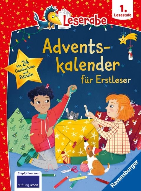 Adventskalender für Erstleser - Lesen lernen mit dem Leserabe - Erstlesebuch - Kinderbuch ab 6 Jahren - Lesen lernen 1. Klasse Jungen und Mädchen (Leserabe 1. Klasse) - Anja Kiel, Doris Arend, VEB SPIELEKOMBINAT Katja Volk, Maja von Vogel, Tino