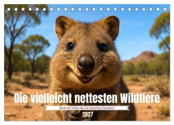 Cover-Bild zum Titel 'Die vielleicht nettesten Wildtiere (Tischkalender 2027 DIN A5 quer), CALVENDO Monatskalender' von 'Kerstin Waurick'
